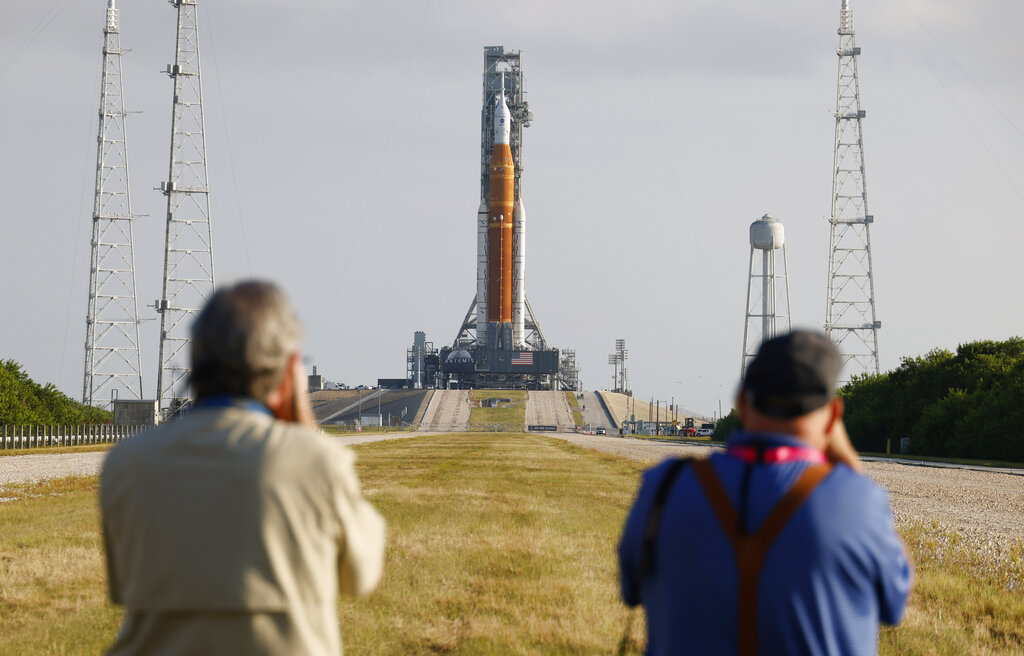 NASA’s moon rocket moved to launch pad for 1st test flight News
